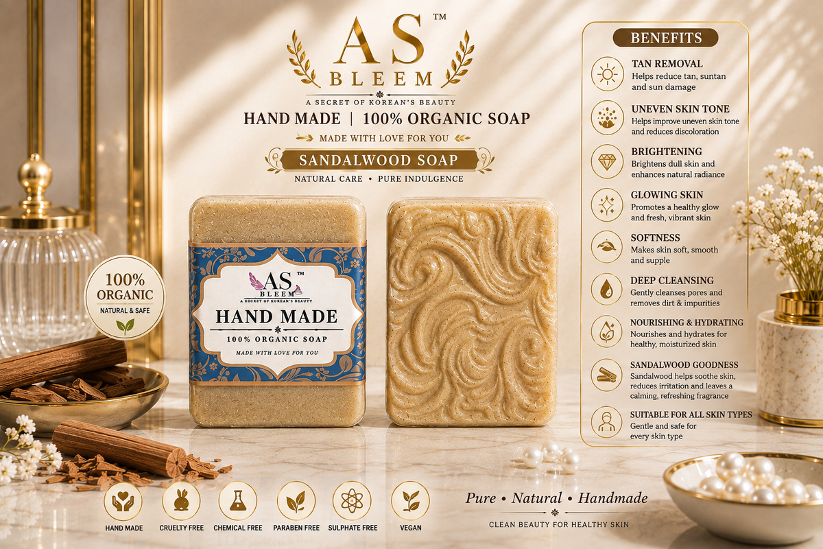 HANDMADE SANDALWOOD SOAP