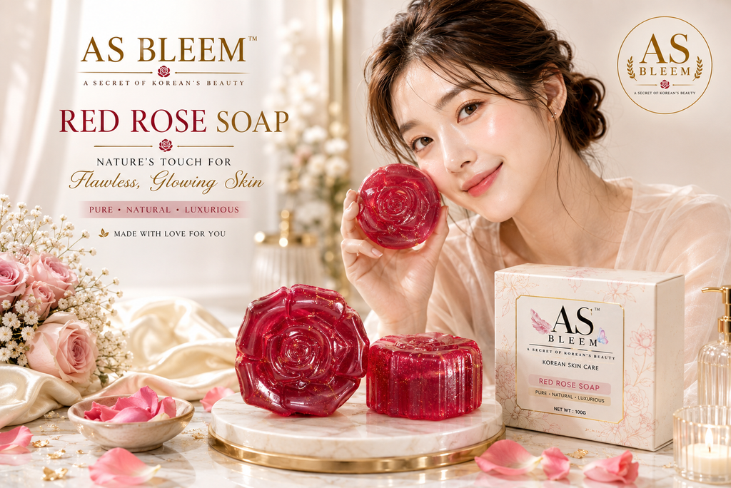 HANDMADE RED ROSE SOAP
